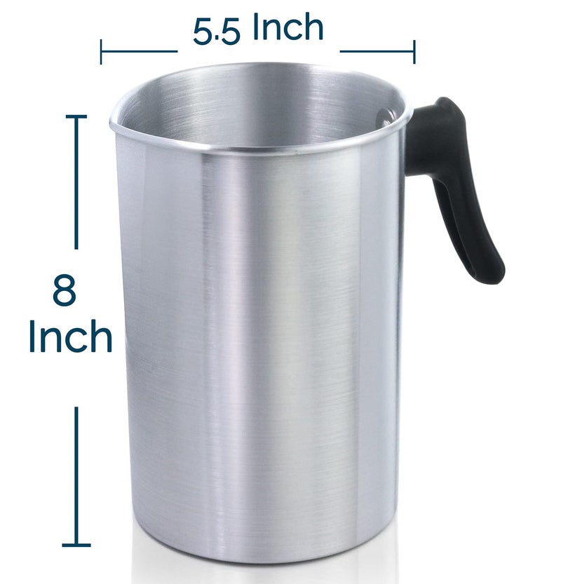 Aroparc Candle Making Pouring Pot 101oz, Wax Melting Pot, Dripless Pouring Pitcher for Candle Making - Image 2